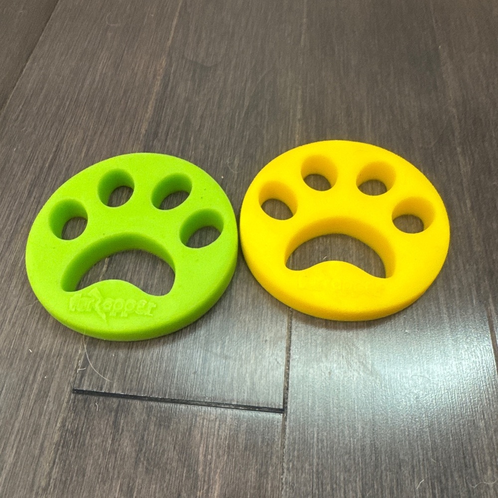 NWOT FurZapper Green and Yellow Lint & Fur Catcher for Washing machine and Dryer